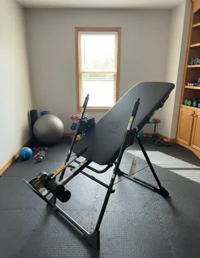 Professional assembly and setup of the Back-A-Traction Inversion Table.